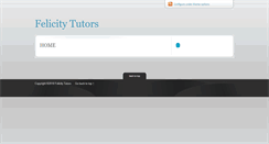 Desktop Screenshot of felicitytutors.com